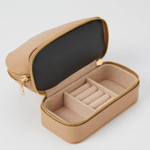 Load image into Gallery viewer, Amara Cosmetic &amp; Jewellery Holder Case - Nude
