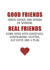 Defamations Cards - Good Friends Offer Advice And Words of Wisdom