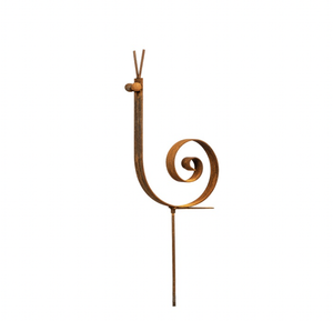 Snail on Stake - Small  (N/B)