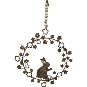 Wreath Rust Rabbit - Large