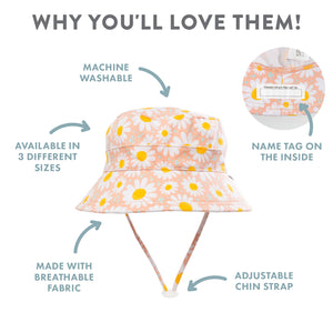 Out & About Daisy Drawstring Hat