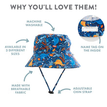 Load image into Gallery viewer, Out &amp; About Dinosaur Drawstring Hat
