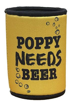 Can Cooler- Poppy Needs Beer
